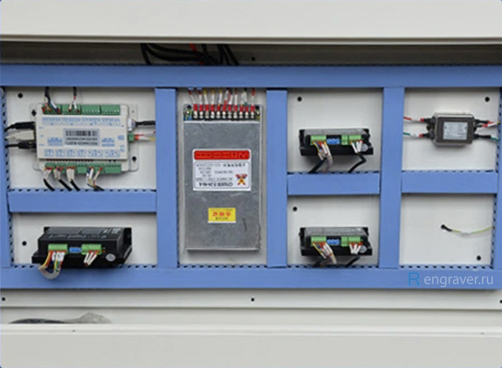 Аккуратная система электропитания на лазерном станке