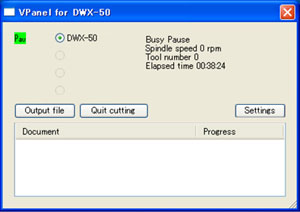 панель управления VPanel для DWX-50